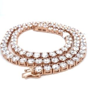 60pt Lab Diamond Tennis Necklace